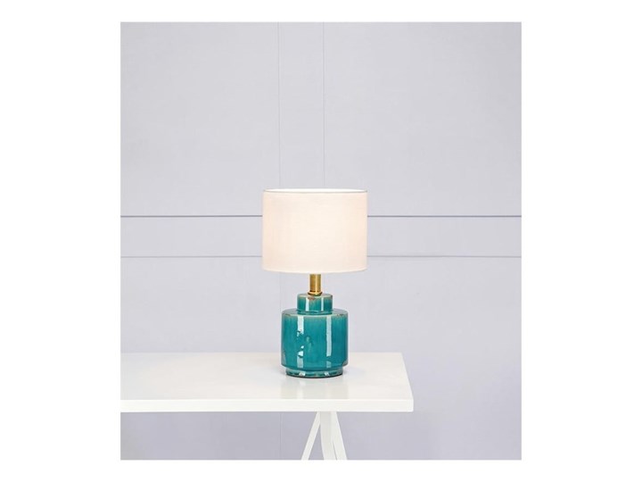 Niebiesko-biała lampa stołowa Markslöjd Cous Styl Nowoczesny Kategoria Lampy stołowe
