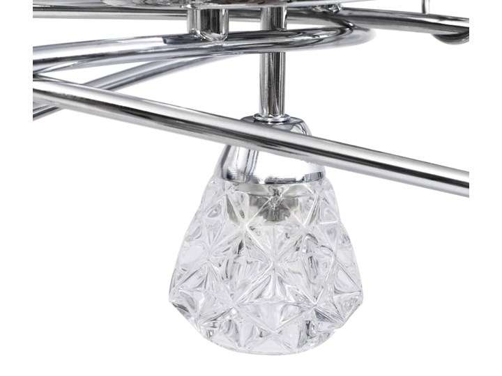 Lampa sufitowa z wygiętymi ramionami EX202-Telva Kolor Srebrny