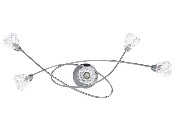 Lampa sufitowa z wygiętymi ramionami EX202-Telva Kolor Srebrny