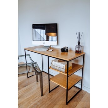 KELLY - biurko z półkami