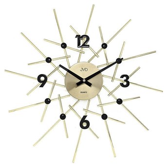 Zegar ścienny JVD HT102.2 z kryształkami, średnica 49 cm