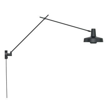 Lampa ścienna Grupa Arigato Long czarna