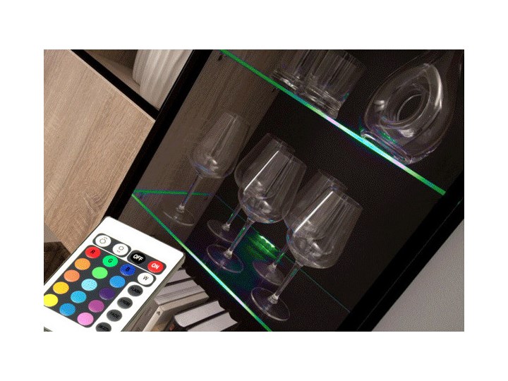 Oświetlenie LED na 7 półek RGB
