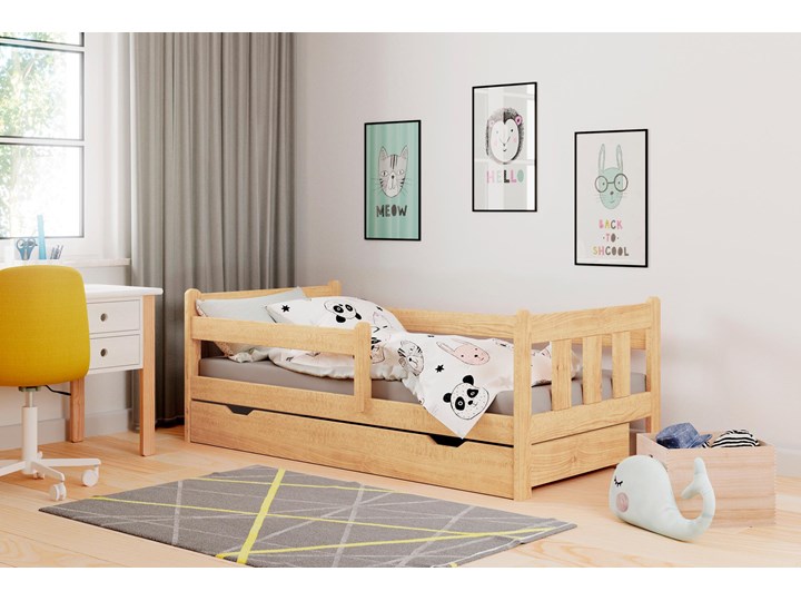 Łóżko dziecięce MARINELLA sosna Tradycyjne Drewno Rozmiar materaca 80x160 cm