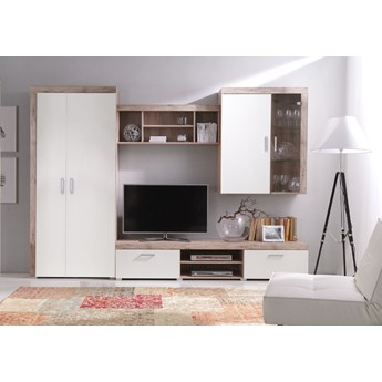 Nowoczesne meble systemowe SAMBA zestaw 7 san marino / crem
