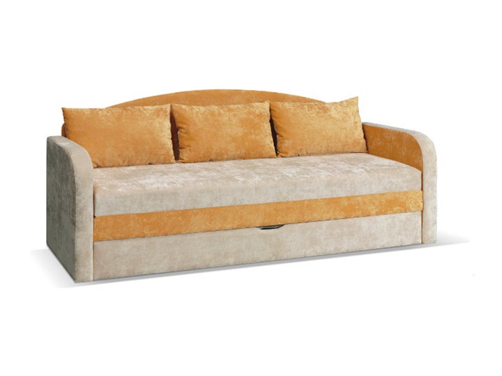 Sofa Kanapa Łóżko TENUS TN11 pomarańcz Szerokość 208 cm Głębokość 75 cm Kategoria Sofy i kanapy