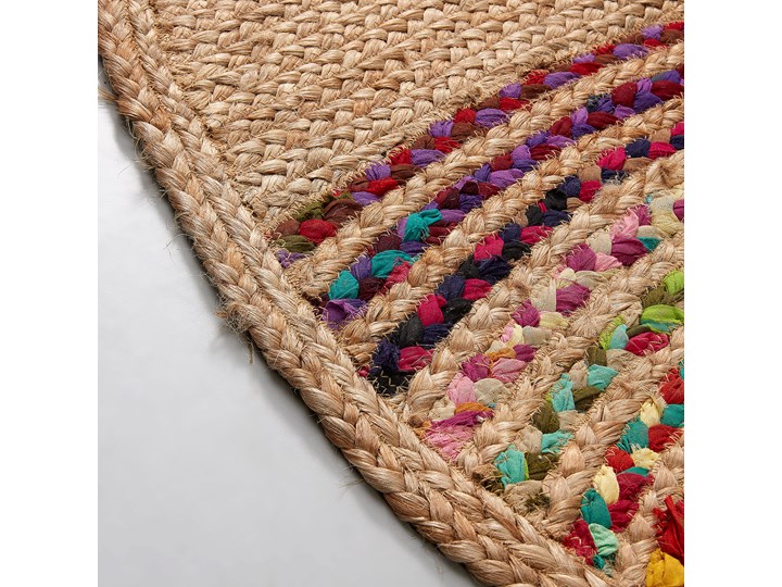 Dywan Graciela Ø100 cm kolorowy Bawełna Okrągły Kategoria Dywany 100x100 cm Dywany Pomieszczenie Przedpokój