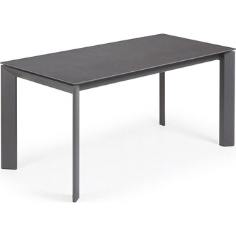 Stół rozkładany 160x90 cm grafitowy