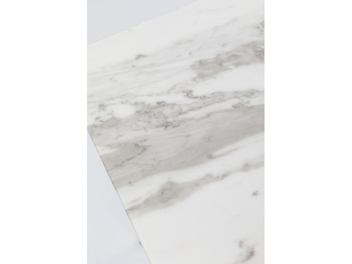 Konsola South Beach 120x45 cm biała Szkło Stal nierdzewna Szerokość 120 cm Płyta MDF Kategoria Konsole