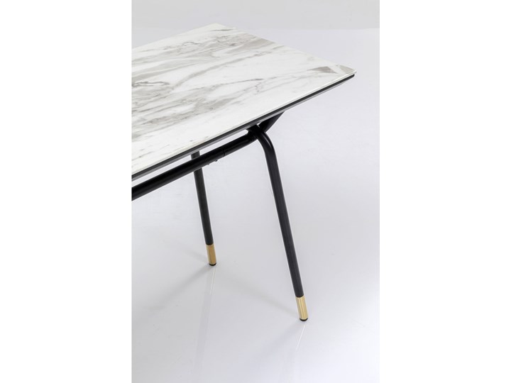 Konsola South Beach 120x45 cm biała Płyta MDF Stal nierdzewna Szkło Szerokość 120 cm Kategoria Konsole