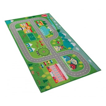 Dywan dziecięcy nadruk z miastem 80 x 150 cm SEBEN kod: 4251682221221