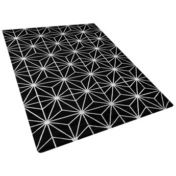 Dywan z wiskozy 160 x 230 cm czarny SIBEL kod: 4251682227308