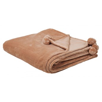 Koc 200 x 220 cm brązowy TERKE kod: 4251682240239