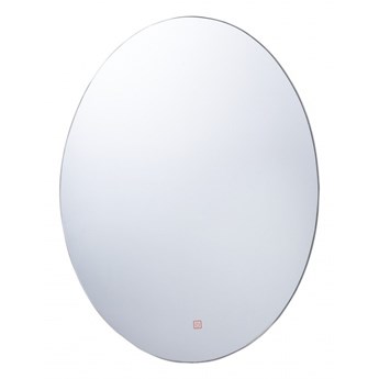 Lustro ścienne LED 60 x 80 cm srebrne MAZILLE kod: 4251682244602