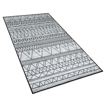 Dywan 80 x 150 cm czarno-szary KEBAN kod: 4251682220668