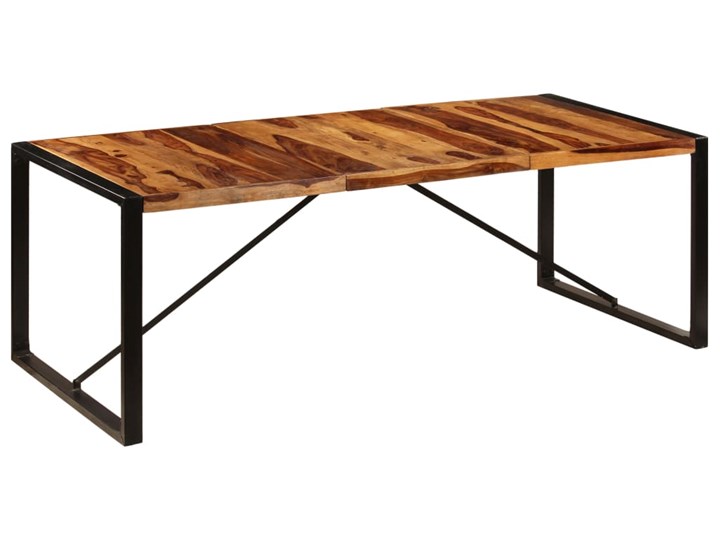 Brązowy stół z drewna sheesham 100x220 – Veriz 7X Drewno Szerokość 100 cm Wysokość 75 cm Długość 220 cm Kategoria Stoły kuchenne