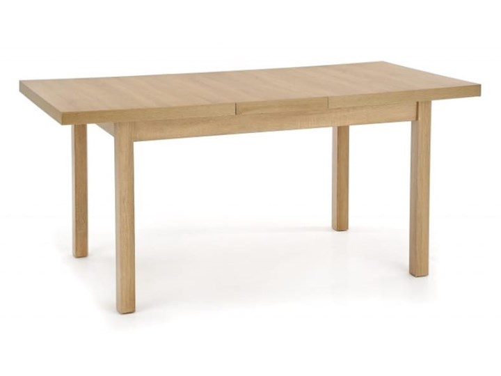 Duży stół do jadalni, rozkładany z wkładkami, dąb riviera Długość 80 cm Drewno Wysokość 80 cm Długość 220 cm Płyta MDF Długość 140 cm Wysokość 76 cm Szerokość 80 cm Styl Nowoczesny