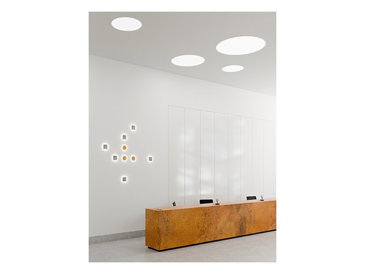 Oprawa wpuszczana BIG SIZE next round LED wpuszczany 124 cm Aqform 30154-A930-D9-DA-03 30154-A940-D9-DA-02, Warianty oprawy: Czarny mat, Temperatura b