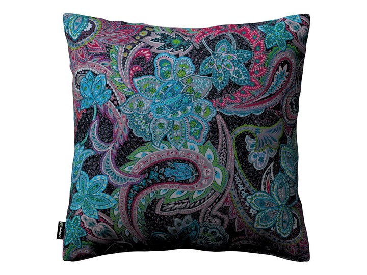 Poszewka Kinga na poduszkę, wielokolorowy paisley, 43 × 43 cm, Velvet Poszewka dekoracyjna 45x65 cm 60x60 cm 43x43 cm Prostokątne 50x50 cm 40x60 cm Poliester Kwadratowe 45x45 cm Wzór Abstrakcyjny Kategoria Poduszki i poszewki dekoracyjne