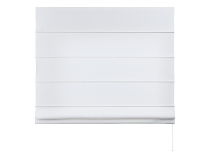 Roleta rzymska Capri, śmietankowa biel, szer.80 × dł.170 cm, Loneta Typ Roleta transparentna Kolor Biały