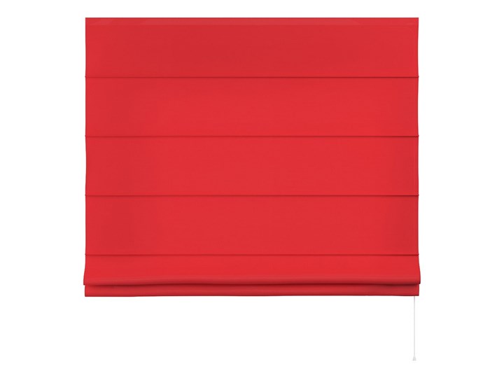 Roleta rzymska Capri, czerwony, szer.80 × dł.170 cm, Loneta Typ Roleta przeciwsłoneczna Wzór Gładkie