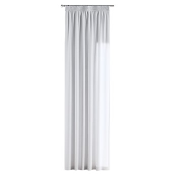 Zasłona na taśmie marszczącej 1 szt., śmietankowa biel, 1szt 130 × 260 cm, Loneta