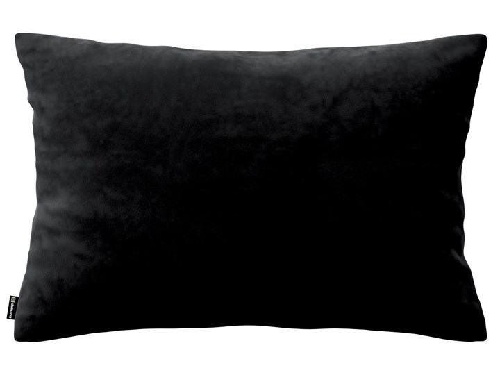 Poszewka Kinga na poduszkę prostokątną, głęboka czerń, 60 × 40 cm, Velvet Poliester 40x60 cm 45x65 cm Pomieszczenie Pokój nastolatka Prostokątne Poszewka dekoracyjna Pomieszczenie Salon