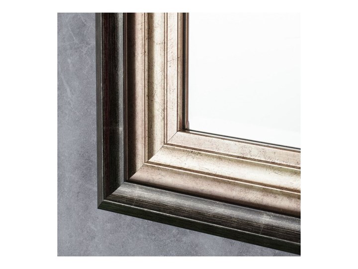 Lustro Romane 46x107cm, 46 × 107 cm Lustro z ramą Ścienne Prostokątne Kolor Złoty
