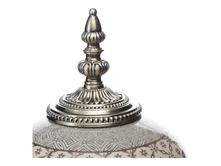 Waza ceramiczna Shiho z pokrywką 36cm, 36 cm Ceramika Kategoria Wazony Metal Kolor Szary