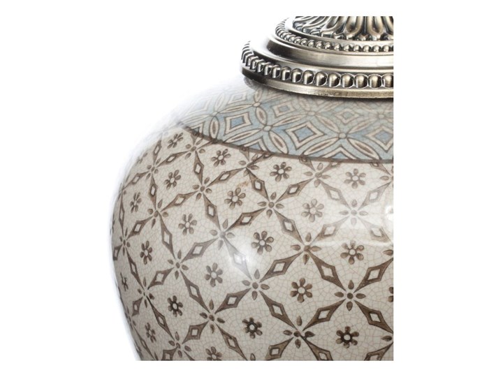 Waza ceramiczna Shiho z pokrywką 36cm, 36 cm Metal Ceramika Kategoria Wazony