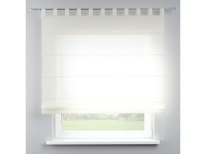 Roleta rzymska Verona, prześwitująca, ecru, szer.80 × dł.170 cm, Romantica Pomieszczenie Kuchnia