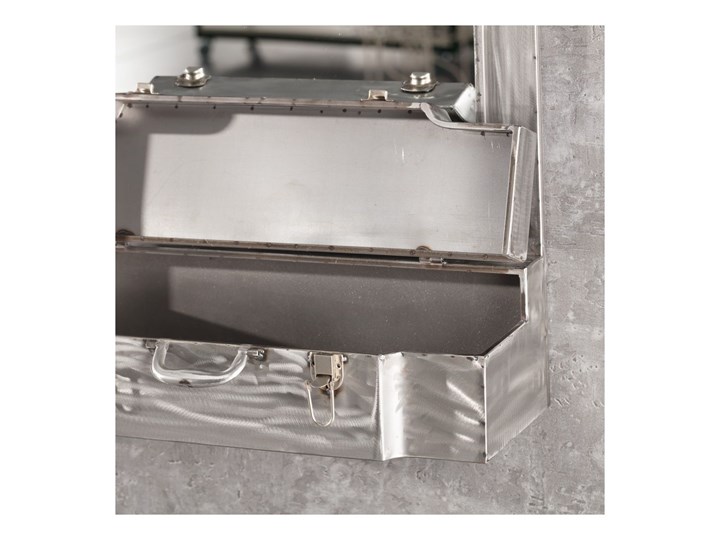 Lustro Steel wys. 84cm, 56 × 21 × 84 cm Lustro z półką Prostokątne Stojące Kategoria Lustra