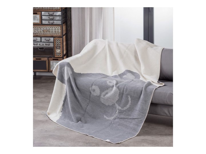 Koc Cosy Home 150x200cm Teddy Bear, 150 × 200 cm 150x200 cm Kategoria Koce i pledy Bawełna Akryl Kolor Biały