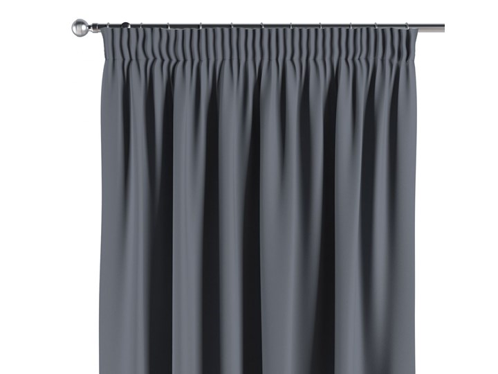 Zasłona zaciemniająca na taśmie 1 szt., ciemno szary, 1szt 140 × 260 cm, Blackout - zaciemniające 140x260 cm Poliester Pomieszczenie Sypialnia Pomieszczenie Salon