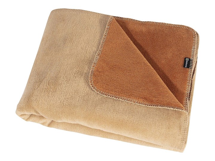 Koc Cotton Cloud 150x200cm Cognac&Beige, 150 x 200 cm 150x200 cm Akryl Bawełna Pomieszczenie Salon Kategoria Koce i pledy