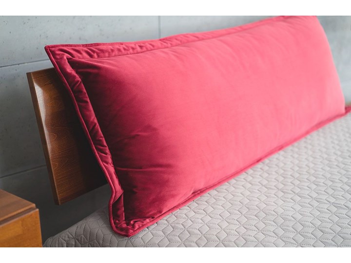 Czerwona poduszka dzienna MJuka Velvet Dzianina Prostokątne Poduszka dekoracyjna Kolor Czerwony