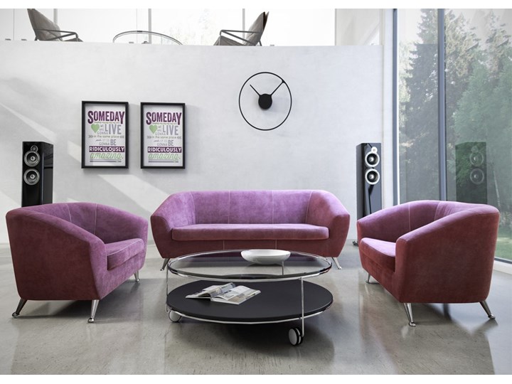 Sofa Lukka Kategoria Sofy i kanapy Szerokość 202 cm Głębokość 59 cm Kolor Fioletowy