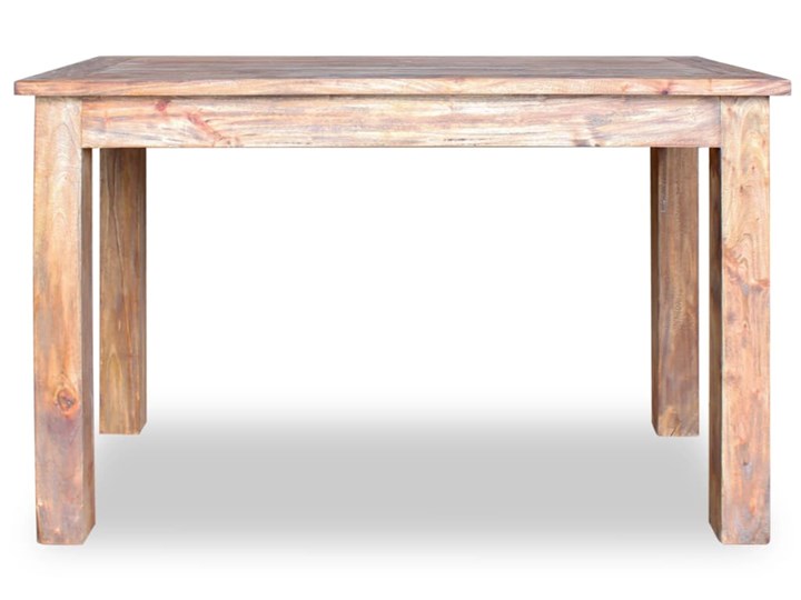 Jasnobrązowy stolik kawowy vintage – Afilia 3X Kategoria Stoły kuchenne Szerokość 60 cm Drewno Wysokość 77 cm Długość 120 cm Długość 60 cm Kształt blatu Prostokątny