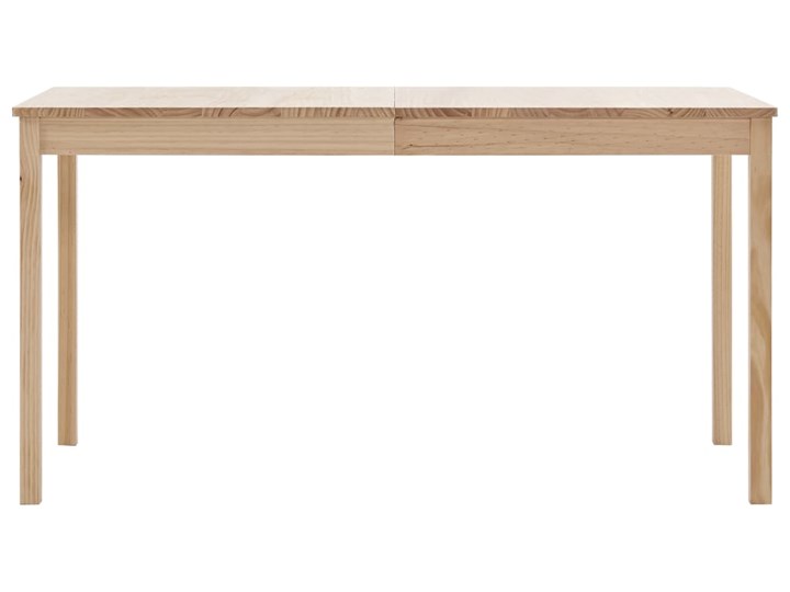 Naturalny stół sosnowy – Elmor 2X Wysokość 73 cm Sosna Długość 140 cm  Szerokość 70 cm Długość 70 cm Kształt blatu Prostokątny