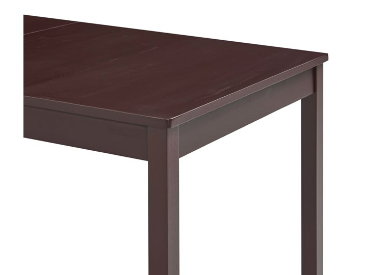 Ciemnobrązowy stół z drewna sosnowego – Elmor 2X Długość 140 cm Wysokość 73 cm Kategoria Stoły kuchenne Sosna Długość 70 cm Szerokość 70 cm Drewno Styl Nowoczesny