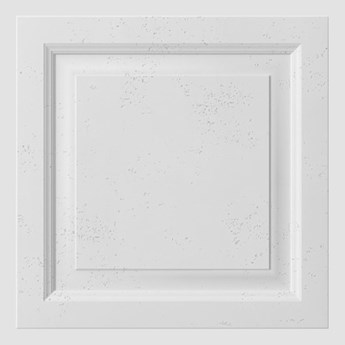 60x60x3 cm VT - PB33b (B1 siwo biały) Rama - panel dekor 3D beton architektoniczny