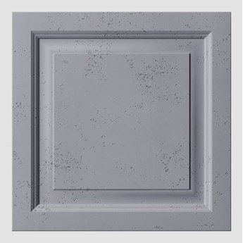 60x60x3 cm VT - PB33b (B8 antracyt) Rama - panel dekor 3D beton architektoniczny