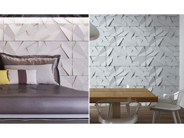 60x60x3,8 cm VT - PB06 (B8 antracyt) ORIGAMI - panel dekor 3D beton architektoniczny Kategoria Panele 3D Kolor Szary