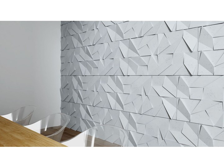 60x60x3,8 cm VT - PB06 (B8 antracyt) ORIGAMI - panel dekor 3D beton architektoniczny Kategoria Panele 3D