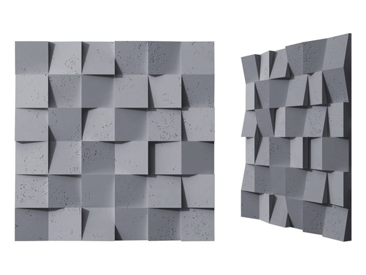 60x60x3 cm VT - PB15 (B8 antracyt) COCO - panel dekor 3D beton architektoniczny Kategoria Panele 3D