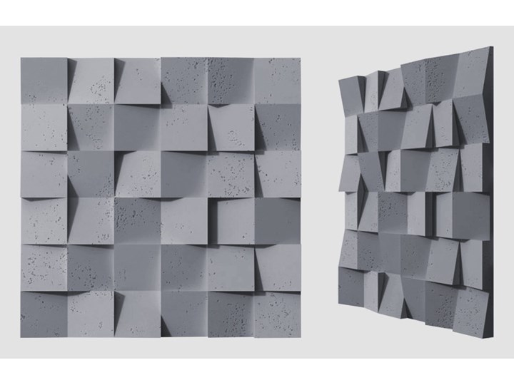 60x60x3 cm VT - PB15 (B8 antracyt) COCO - panel dekor 3D beton architektoniczny Kategoria Panele 3D