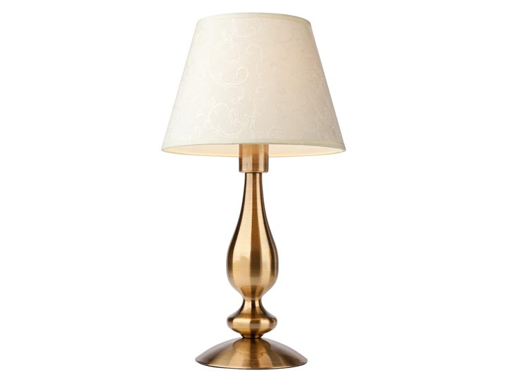 Redo 02-713 - Lampa stołowa FABIOLA 1xE27/28W/230V Kolor Złoty Wysokość 48 cm Lampa z abażurem Kategoria Lampy stołowe