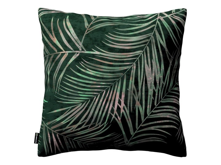 Poszewka Kinga na poduszkę, zielony w liście, 43 × 43 cm, Velvet 50x50 cm Poszewka dekoracyjna 45x45 cm 43x43 cm Prostokątne 60x60 cm 45x65 cm Kwadratowe 40x60 cm Poliester Wzór Roślinny Kategoria Poduszki i poszewki dekoracyjne