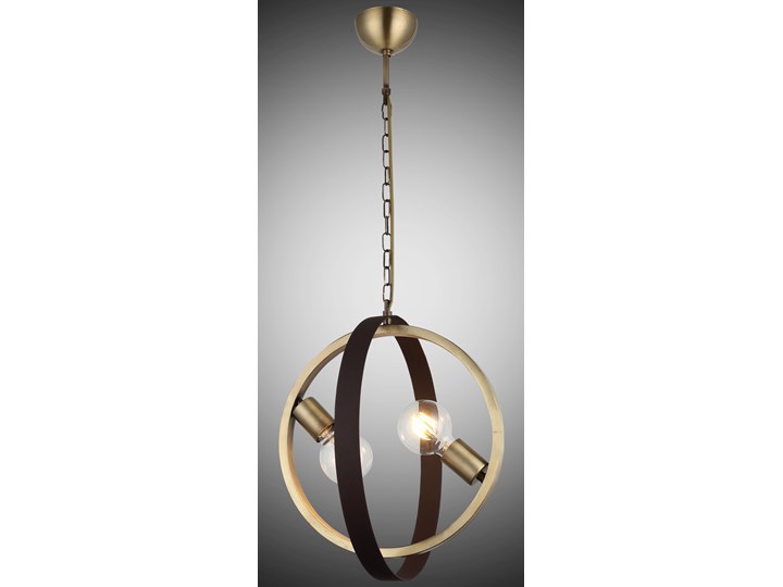 Lampa wisząca vintage 1475-75-02 TADO SALON SYPIALNIA JADALNIA LUCEA STL Kolor Czarny Metal Lampa kula Funkcje Brak dodatkowych funkcji