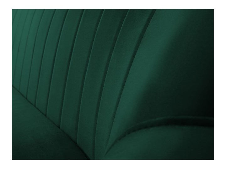 Ciemnozielona aksamitna sofa Mazzini Sofas Benito, 188 cm Kategoria Sofy i kanapy Kolor Zielony